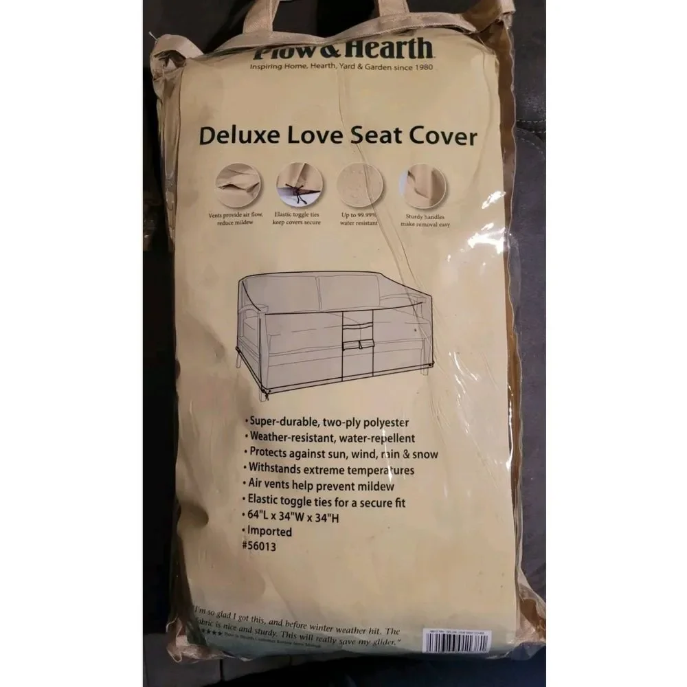 Deluxe Large Gas Grill Cover - Tan